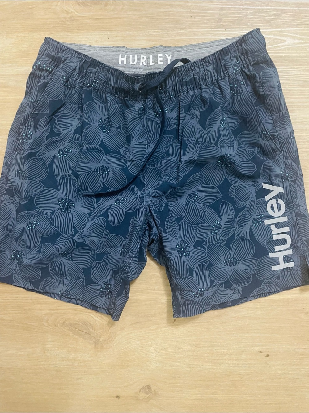 Hurley Dark Blue Floral Boardshorts